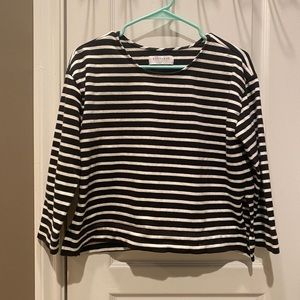 Everlane long sleeve box tee